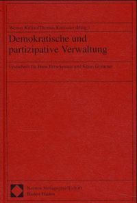 Produktbild: Demokratische und partizipative Verwaltung