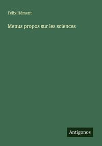Produktbild: Menus propos sur les sciences