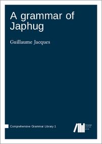 Produktbild: A grammar of Japhug