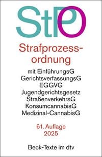 Produktbild: Strafprozessordnung
