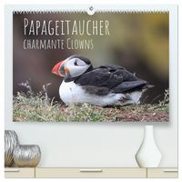 Produktbild: Papageitaucher - charmante Clowns (hochwertiger Premium Wandkalender 2026 DIN A2 quer), Kunstdruck in Hochglanz