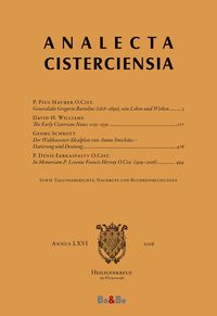 Produktbild: Analecta Cisterciensia 66 (2016)