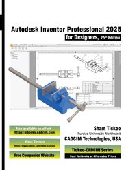 Produktbild: Autodesk Inventor Professional 2025 for Designers, 25th Edition