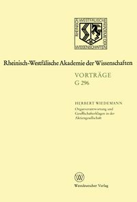 Produktbild: Organverantwortung und Gesellschafterklagen in der Aktiengesellschaft