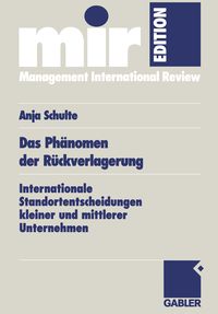 Produktbild: Das Ph&auml;nomen der R&uuml;ckverlagerung