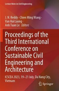 Produktbild: Proceedings of the Third International Conference on Sustainable Civil Engineering and Architecture