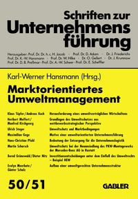 Produktbild: Marktorientiertes Umweltmanagement