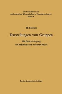 Produktbild: Darstellungen von Gruppen