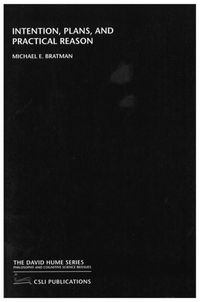 Produktbild: Bratman, M: Intention, Plans, and Practical Reason
