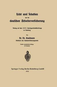 Produktbild: Licht und Schatten bei der deutschen Arbeiterversicherung