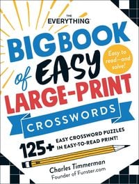 Produktbild: The Everything Big Book of Easy Large-Print Crosswords