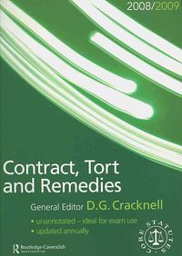 Produktbild: Contract, Tort and Remedies Statutes