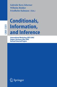 Produktbild: Conditionals, Information, and Inference