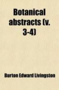 Produktbild: Botanical Abstracts (3-4)