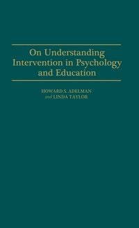 Produktbild: On Understanding Intervention in Psychology and Education