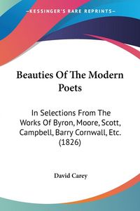 Produktbild: Beauties Of The Modern Poets