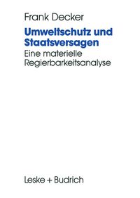 Produktbild: Umweltschutz und Staatsversagen