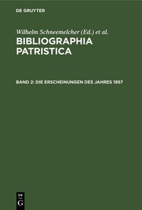 Produktbild: Die Erscheinungen des Jahres 1957