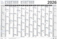 Produktbild: Großer Wandtimer 2026