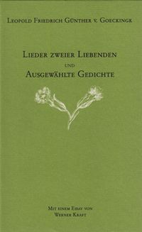 Produktbild: Lieder zweier Liebenden und Ausgew&auml;hlte Gedichte