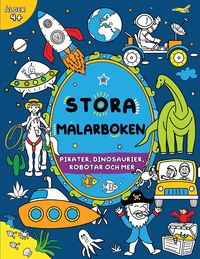 Produktbild: Stora m&aring;larboken f&ouml;r pojkar