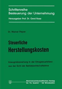 Produktbild: Steuerliche Herstellungskosten