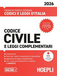 Produktbild: Codice civile e leggi complementari 2026