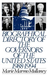 Produktbild: Biographical Directory of the Governors of the United States 1988-1994