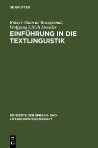 Produktbild: Einf&uuml;hrung in die Textlinguistik