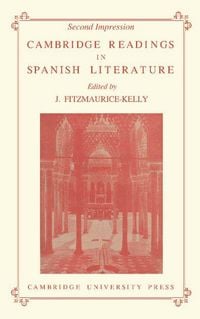 Produktbild: Cambridge Readings in Spanish Literature