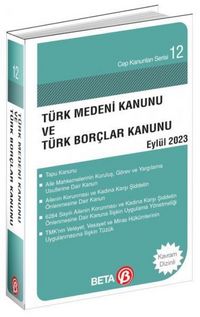 Produktbild: T&uuml;rk Medeni Kanunu ve T&uuml;rk Borclar Kanunu