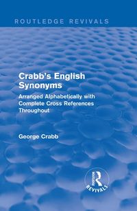 Produktbild: Routledge Revivals: Crabb's English Synonyms (1916)