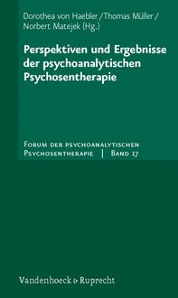 Produktbild: Perspektiven und Ergebnisse der psychoanalytischen Psychosentherapie