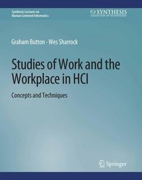 Produktbild: Studies of Work and the Workplace in HCI