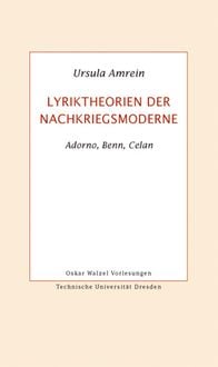 Produktbild: Lyriktheorien der Nachkriegsmoderne