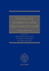 Produktbild: Financial Markets and Exchanges Law