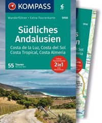 Produktbild: KOMPASS Wanderf&uuml;hrer S&uuml;dliches Andalusien, Costa de la Luz, Costa del Sol, Costa Tropical und Costa Almeria, 55 Touren mit Extra-Tourenkarte
