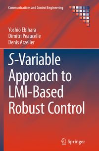 Produktbild: S-Variable Approach to LMI-Based Robust Control