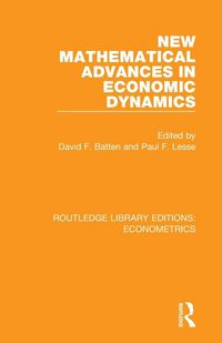 Produktbild: New Mathematical Advances in Economic Dynamics