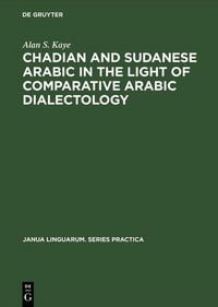 Produktbild: Chadian and Sudanese Arabic in the Light of Comparative Arabic Dialectology