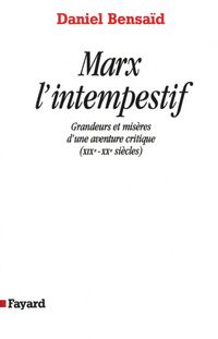 Produktbild: Marx l'intempestif
