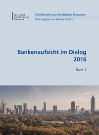 Produktbild: Bankenaufsicht im Dialog 2016