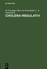 Produktbild: Cholera-Regulativ