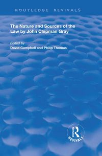 Produktbild: The Nature and Sources of the Law by John Chipman Gray