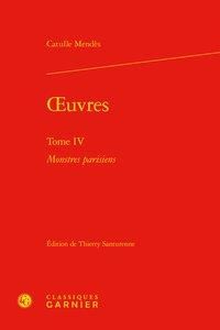 Produktbild: Oeuvres T.4 ; Monstres Parisiens