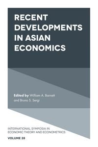 Produktbild: Recent Developments in Asian Economics