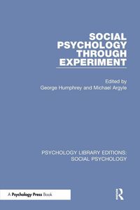 Produktbild: Social Psychology Through Experiment