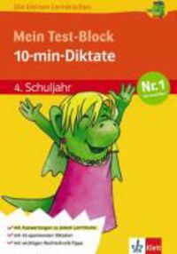 Produktbild Mein Test Block. 10-min-Diktate 4. Schuljahr
