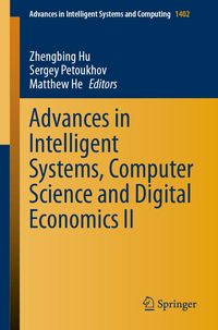 Produktbild: Advances in Intelligent Systems, Computer Science and Digital Economics II