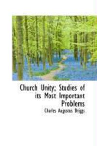 Produktbild: Church Unity; Studies of Its Most Important Problems